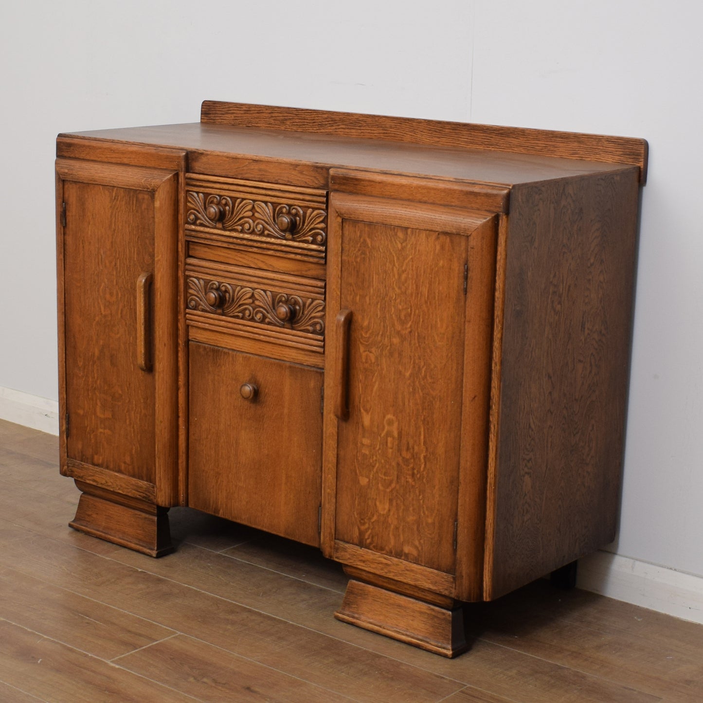 Restored Art-Deco Oak Sideboard