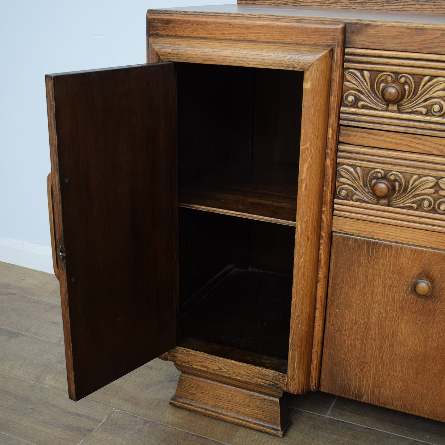 Restored Art-Deco Oak Sideboard