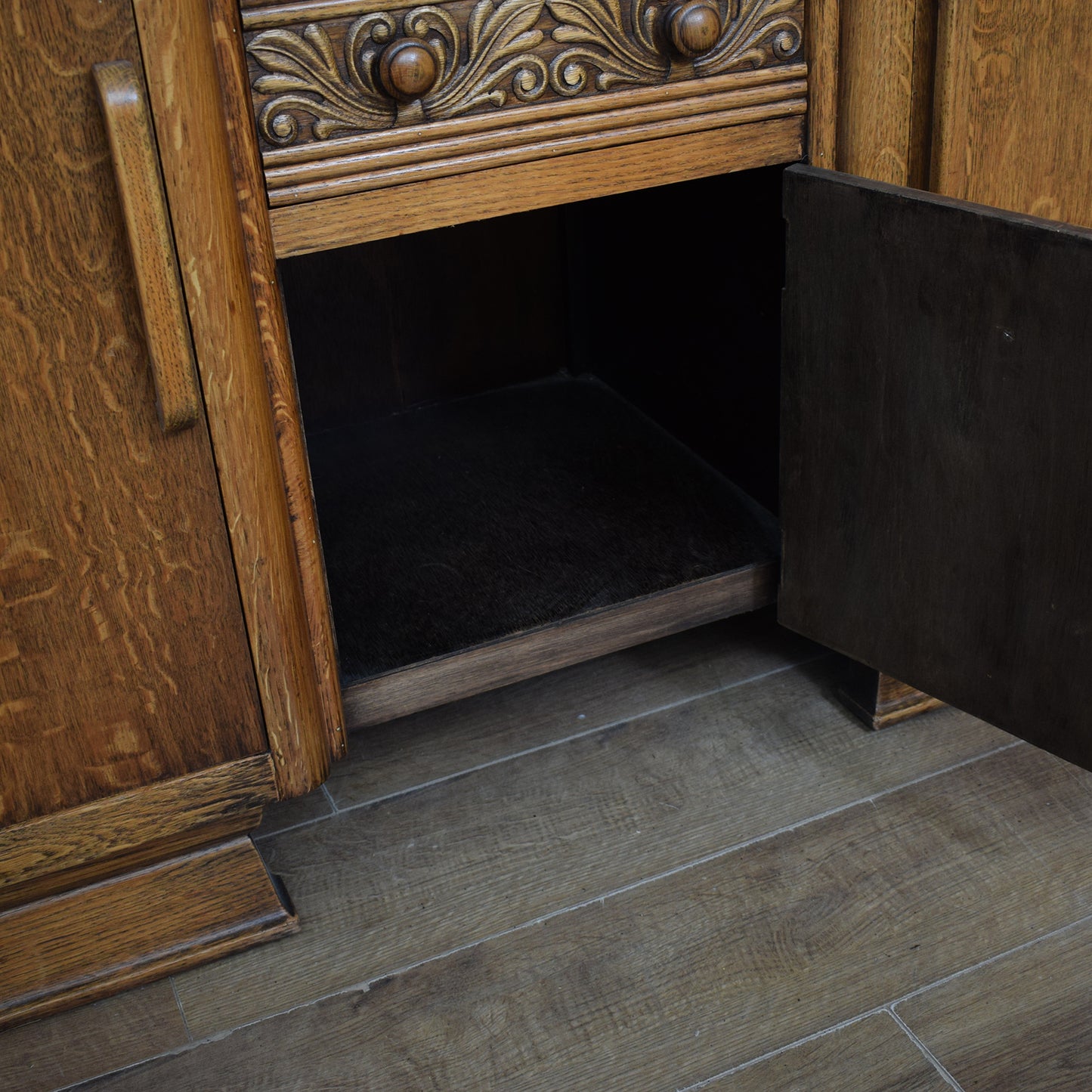 Restored Art-Deco Oak Sideboard