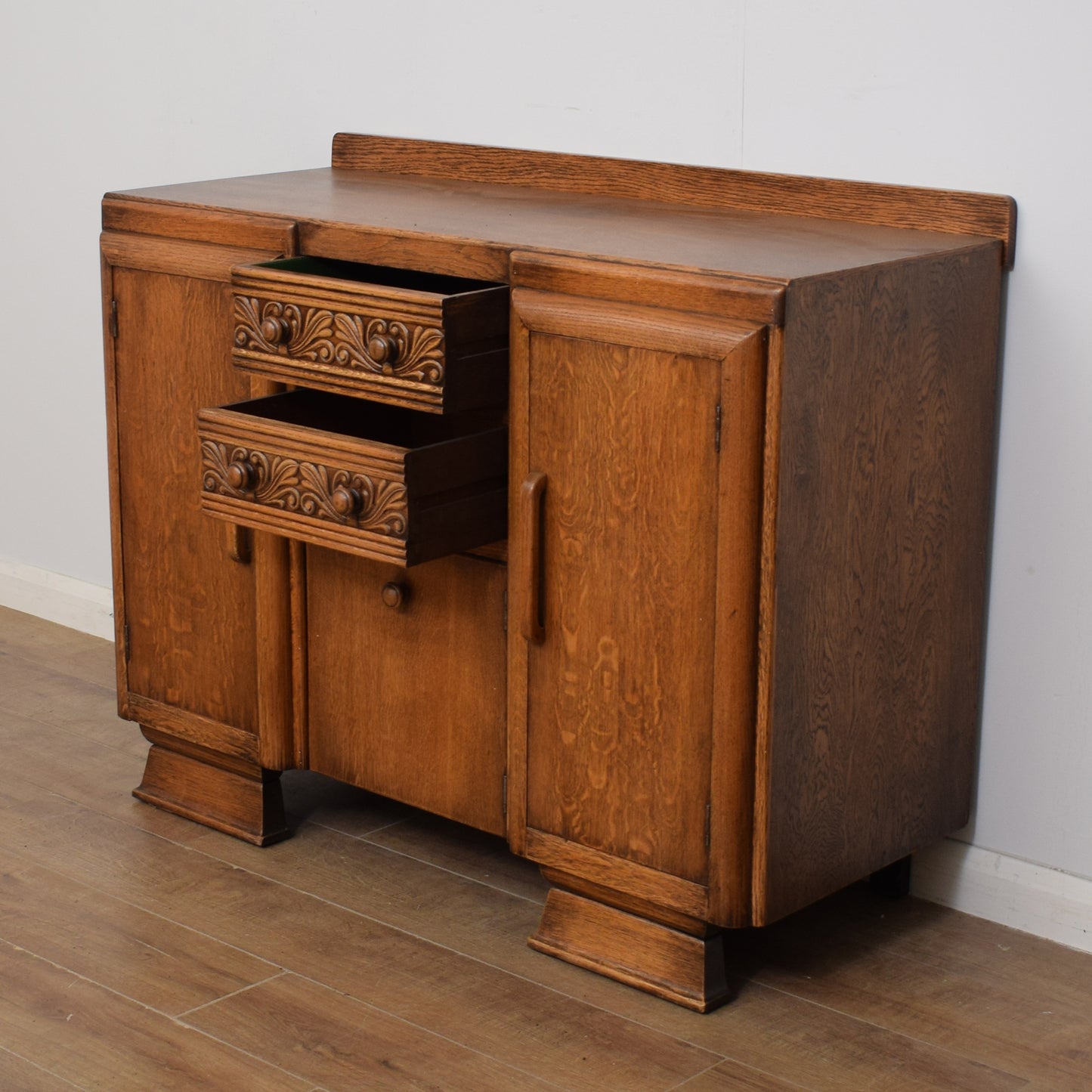 Restored Art-Deco Oak Sideboard