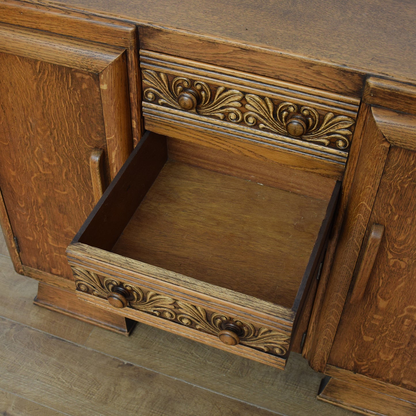 Restored Art-Deco Oak Sideboard