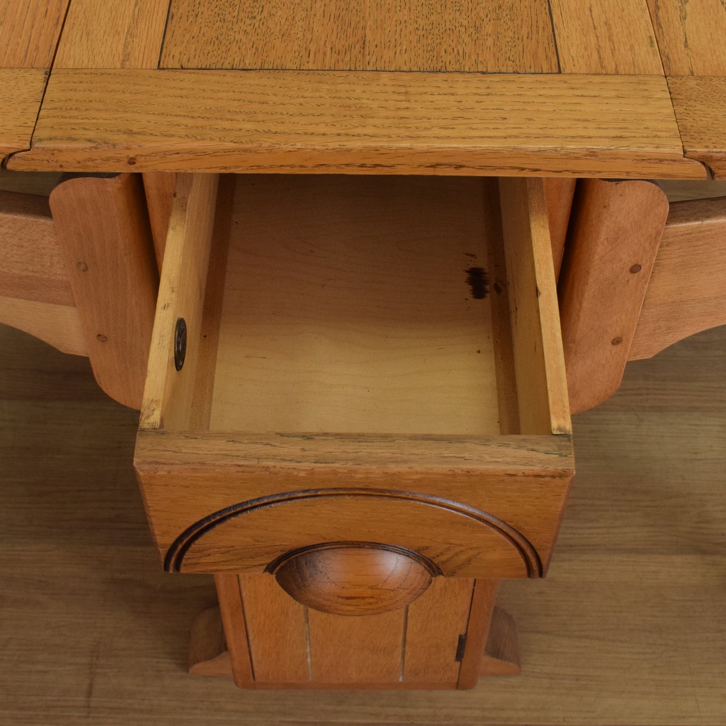 Art-Deco Style Drop Leaf Table