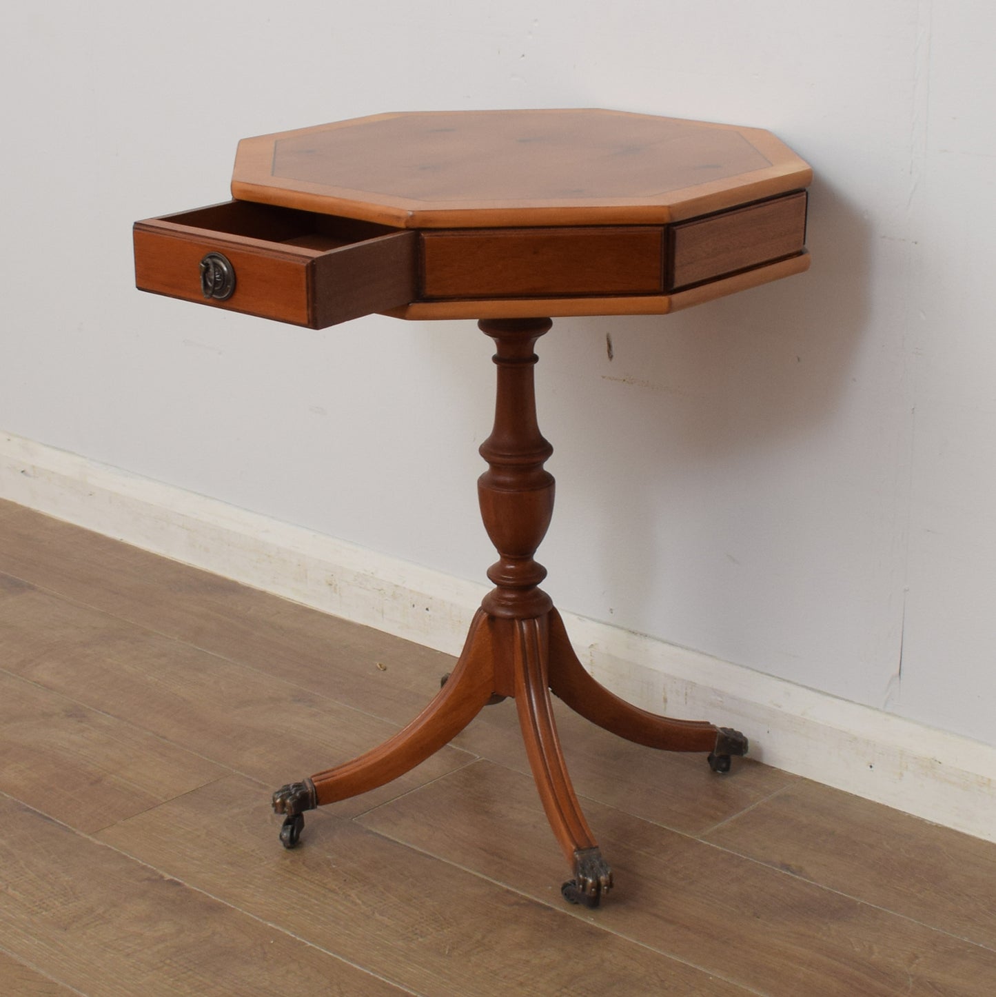 Restored Octagonal Drum Table
