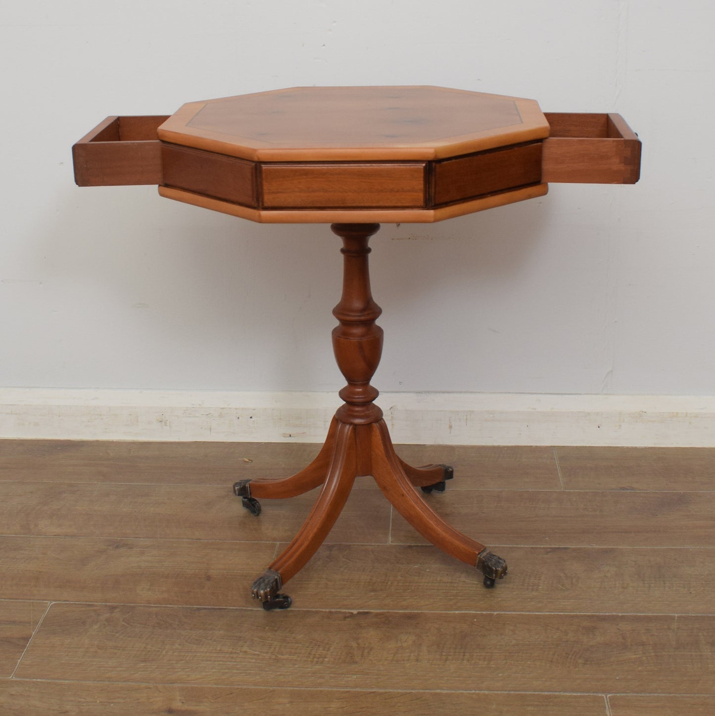 Restored Octagonal Drum Table