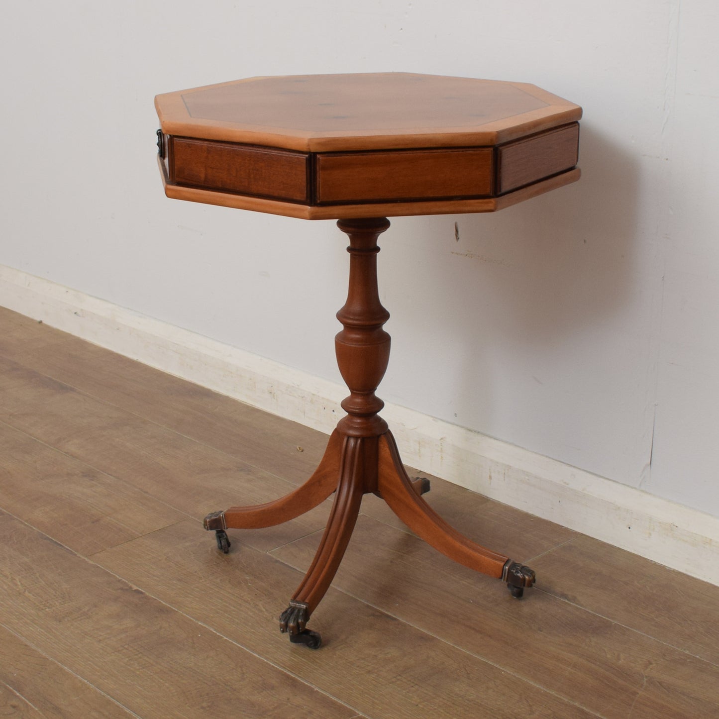 Restored Octagonal Drum Table