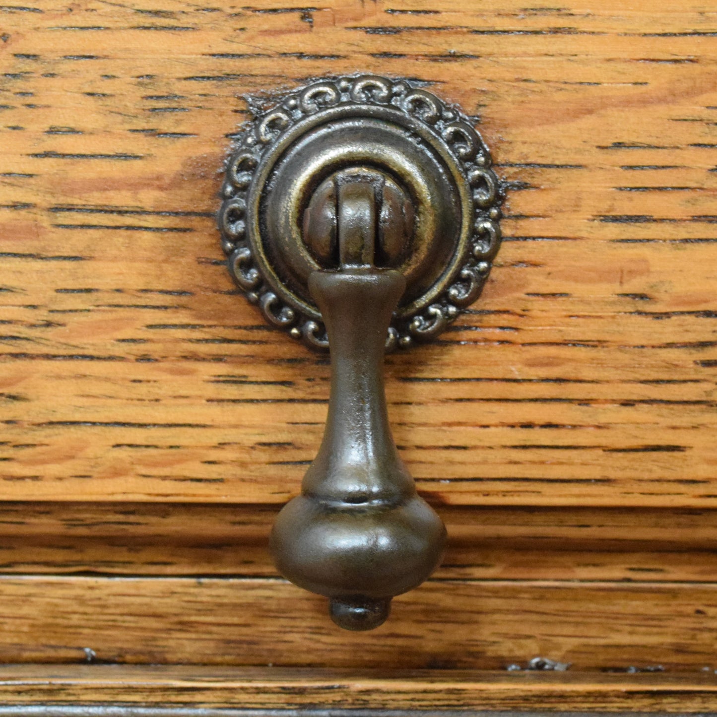 Leather Top Pedestal Desk