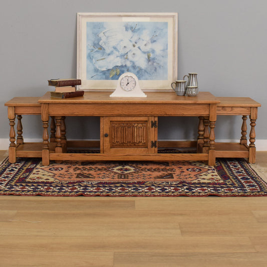 'Old Charm' Coffee Table with Side Tables