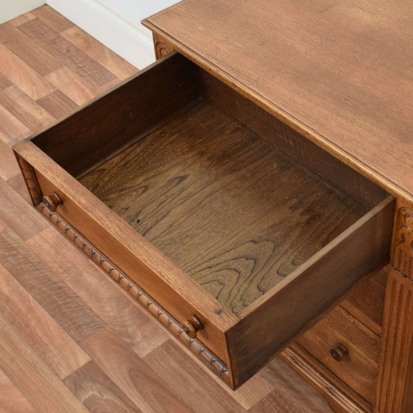 Carved Oak Chest of Drawers