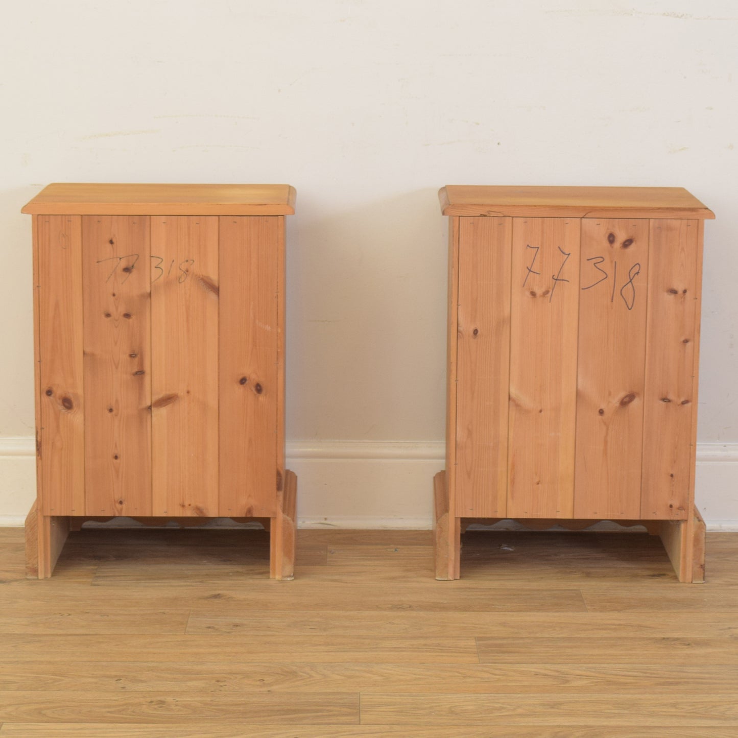 Pair Of Pine Bedsides