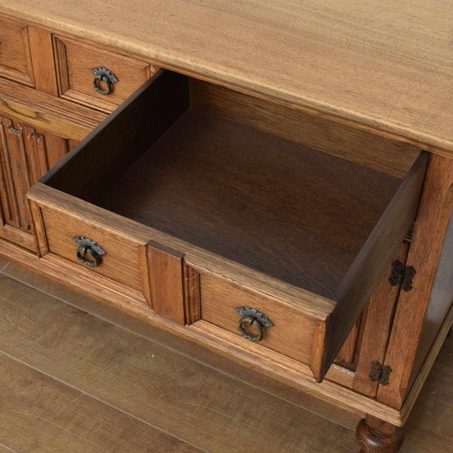 Restored Oak Sideboard