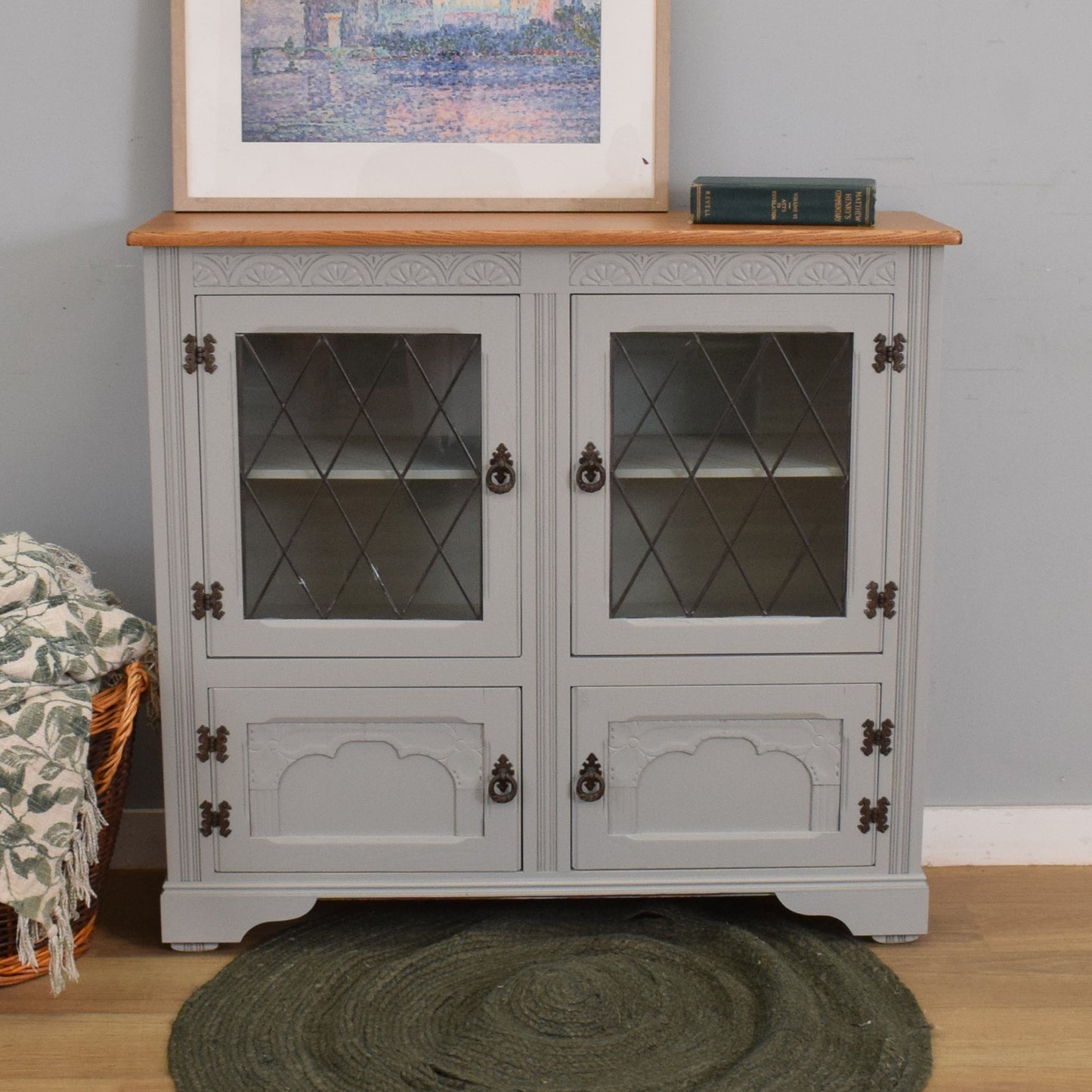 Painted Glazed Cabinet
