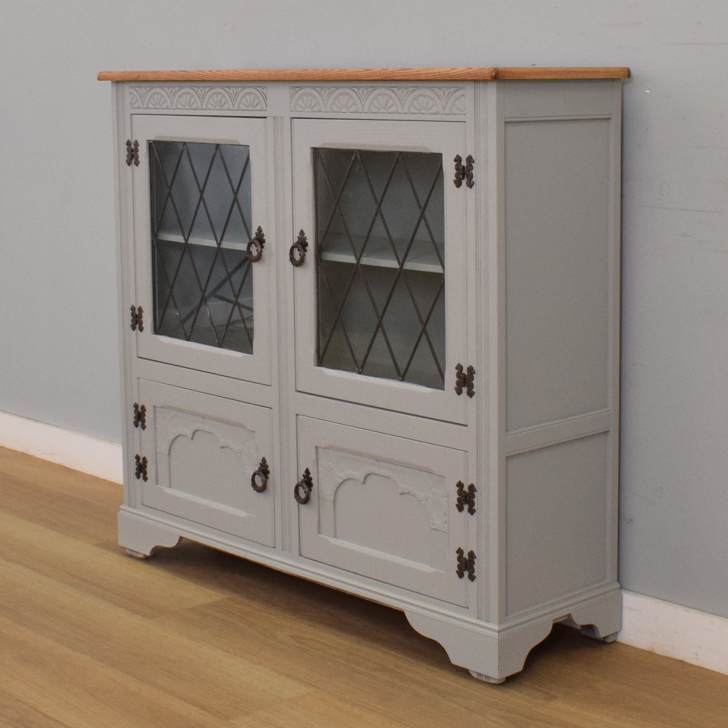 Painted Glazed Cabinet