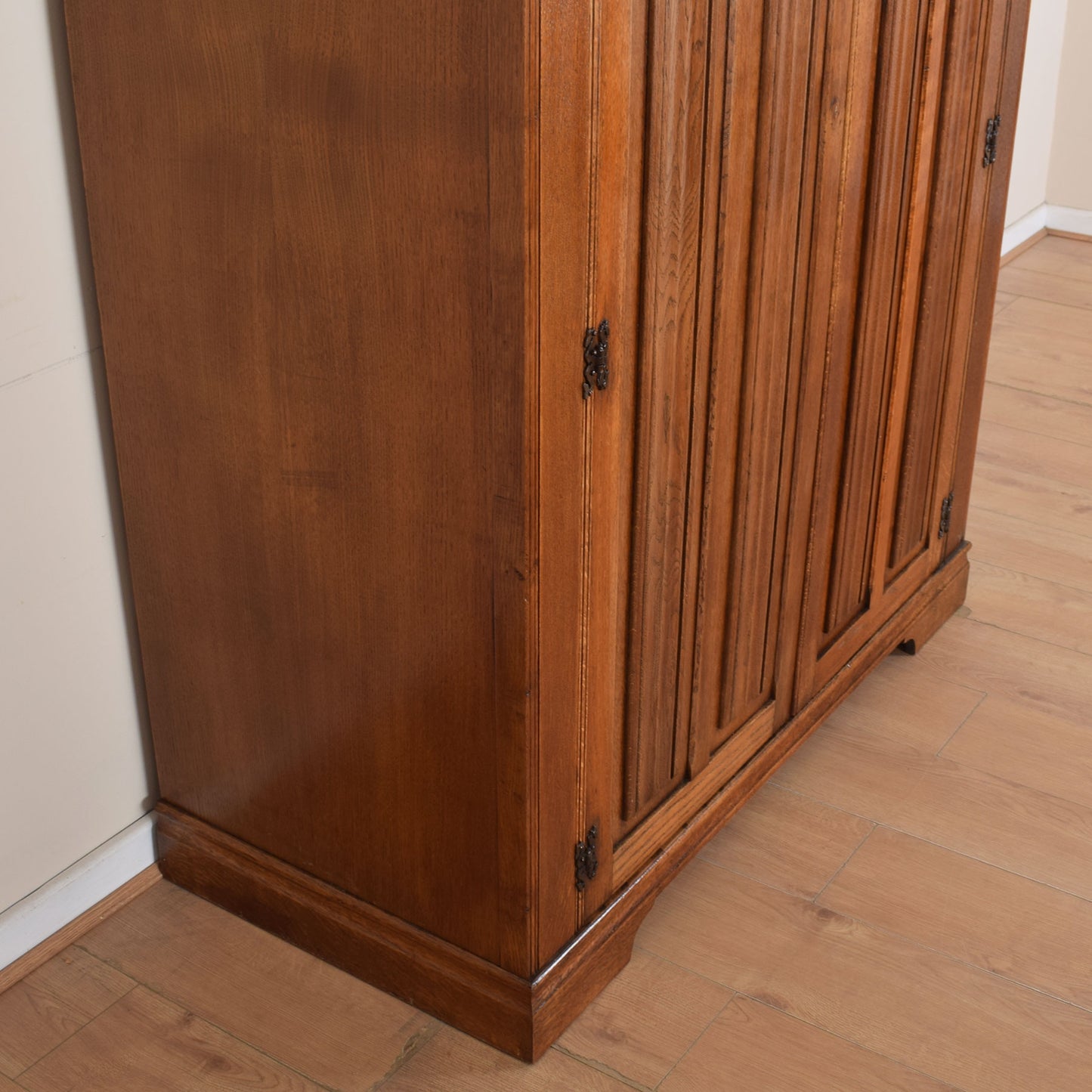 Large Oak Double Wardrobe