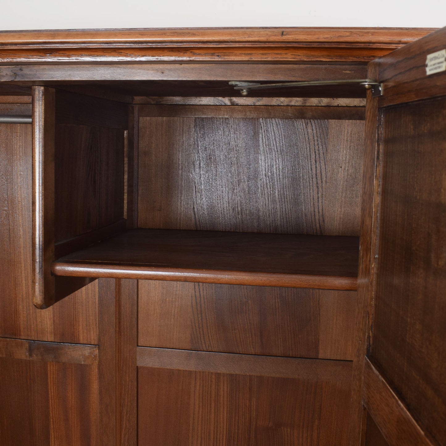 Large Oak Double Wardrobe