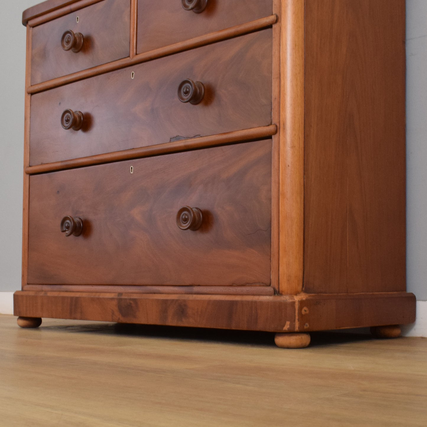 Refinished Mahogany Chest of Drawers