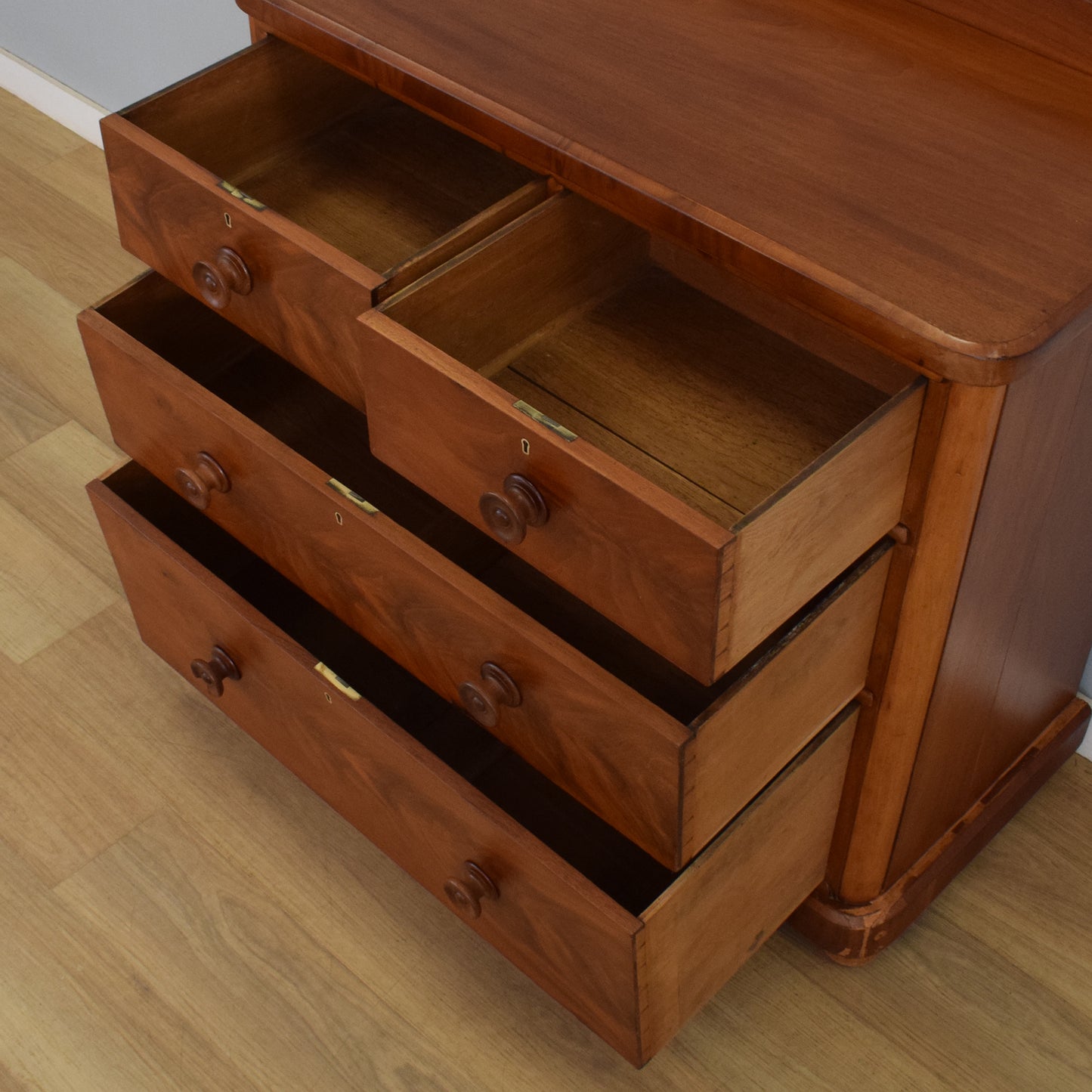 Refinished Mahogany Chest of Drawers