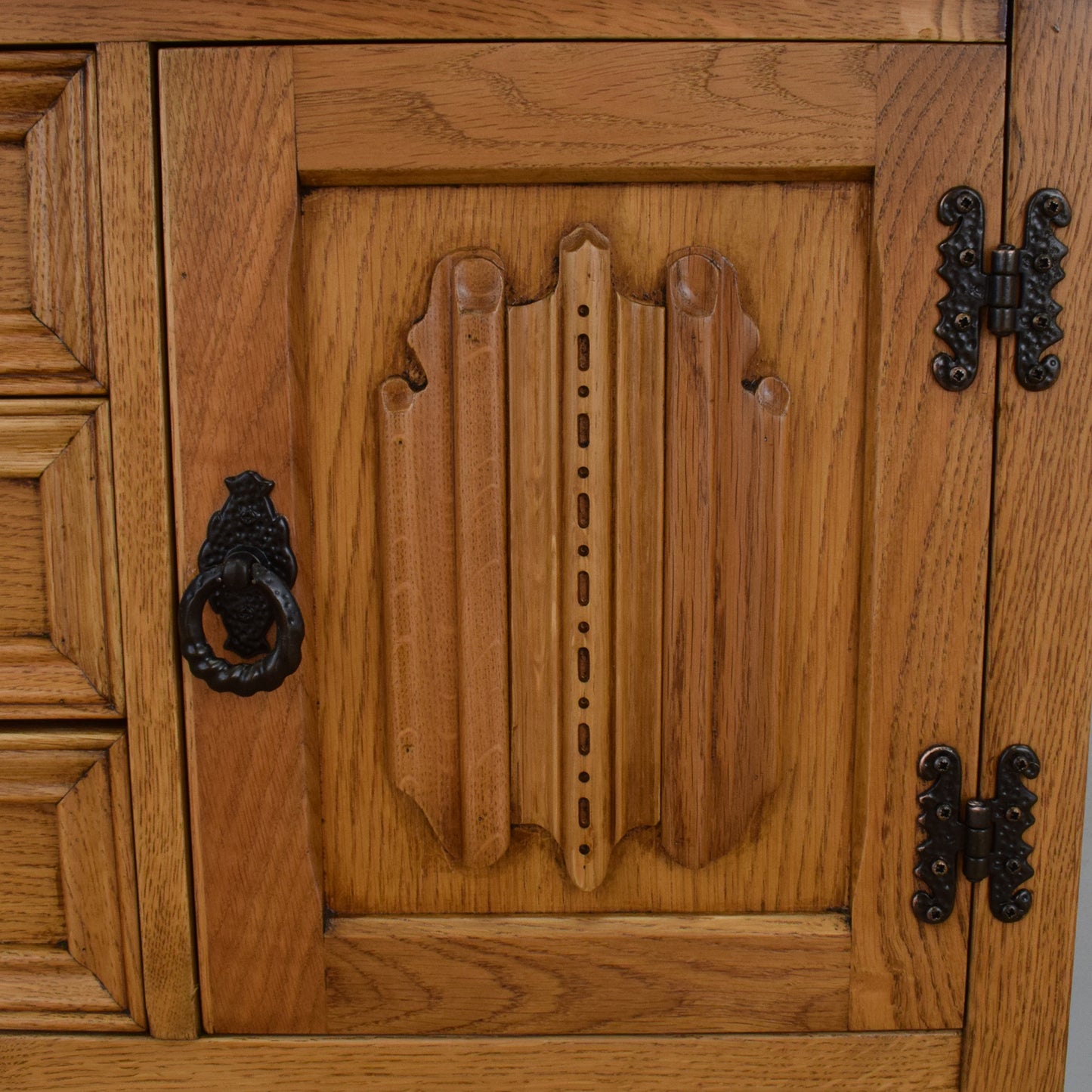Small Linenfold Sideboard