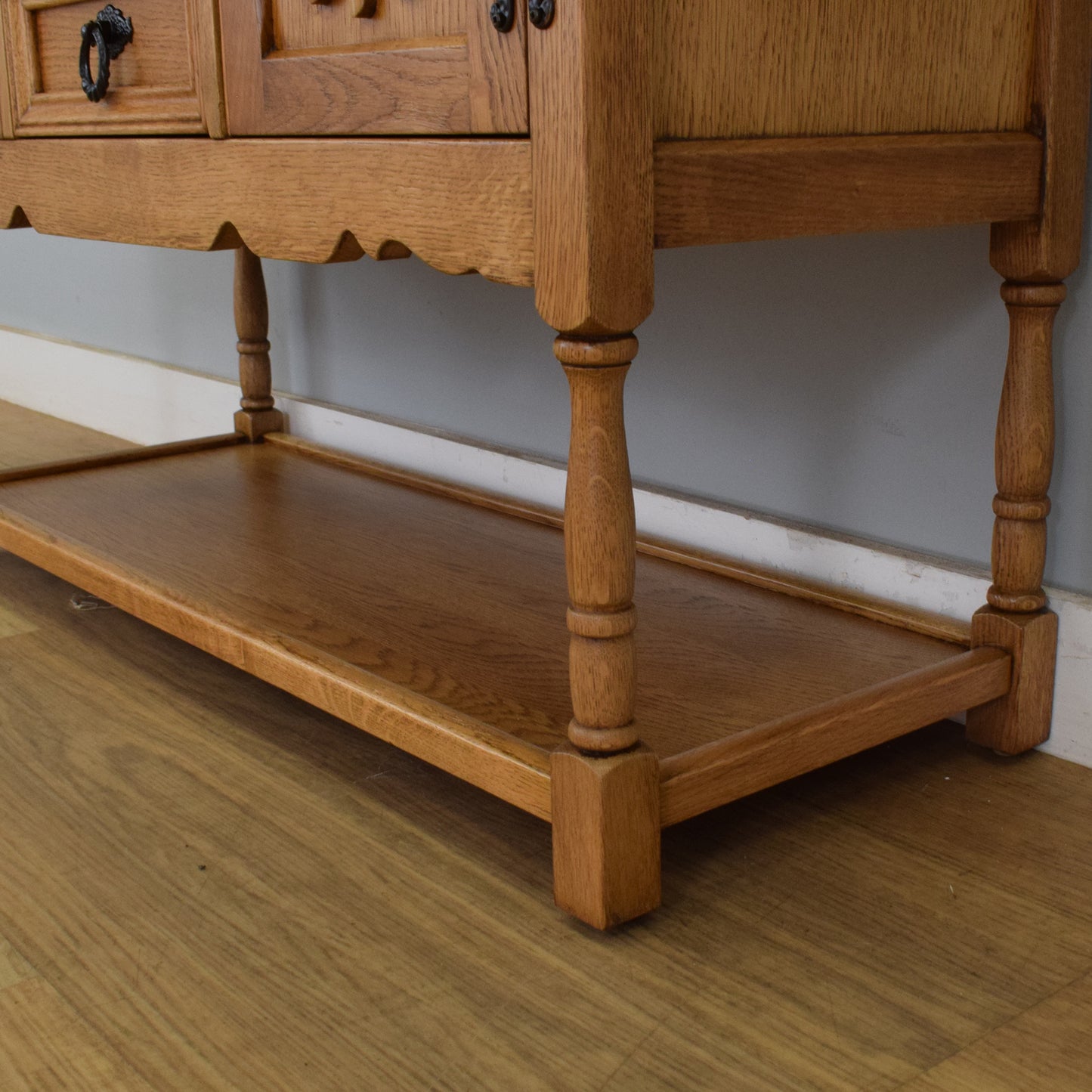Small Linenfold Sideboard