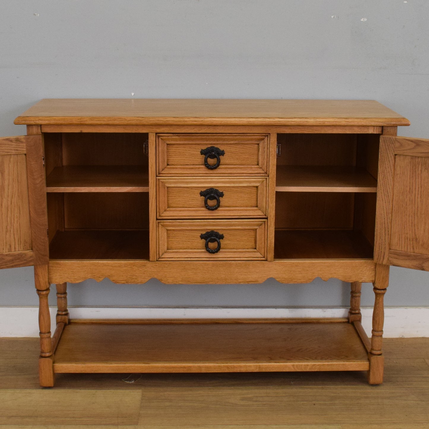 Small Linenfold Sideboard