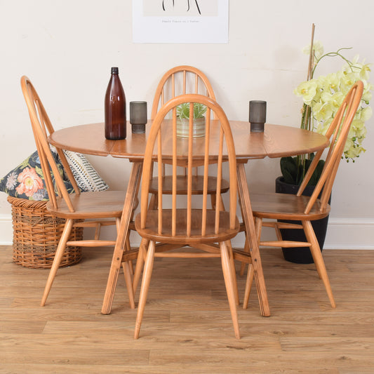 Ercol Table And Four Chairs
