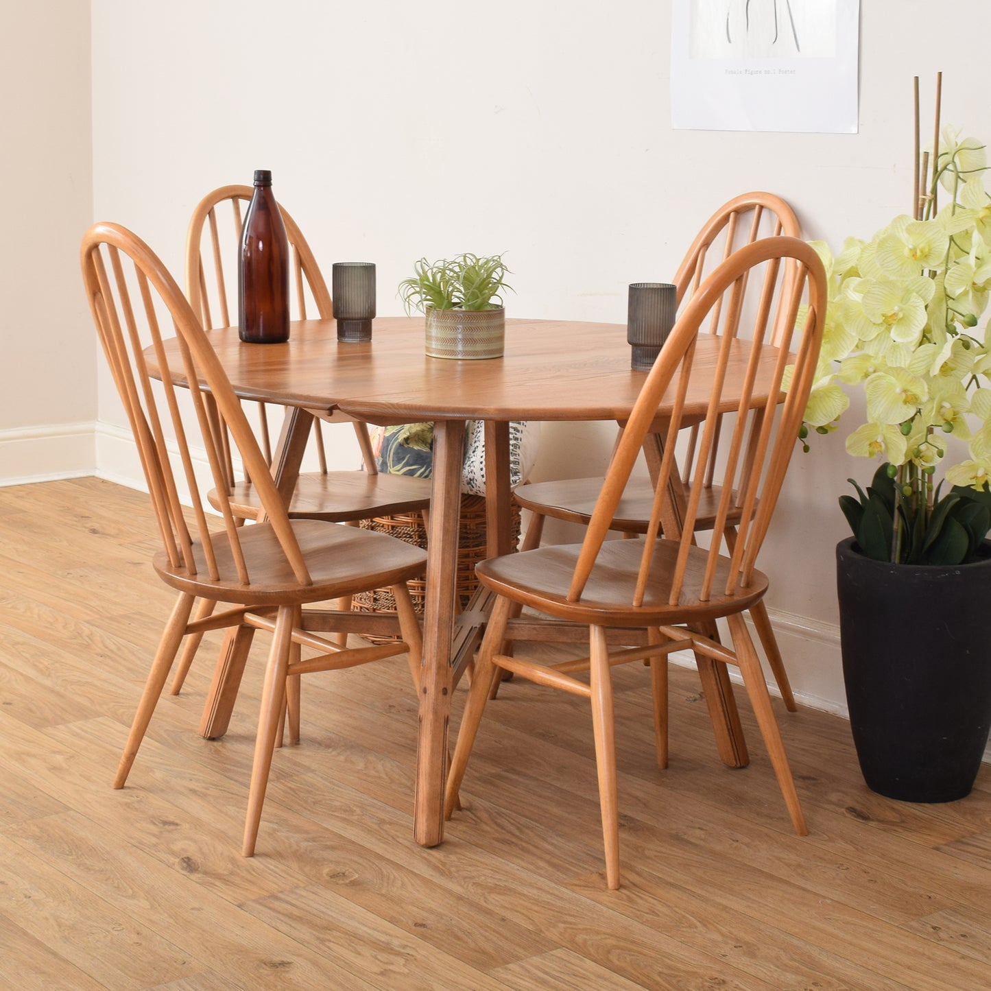 Ercol Table And Four Chairs