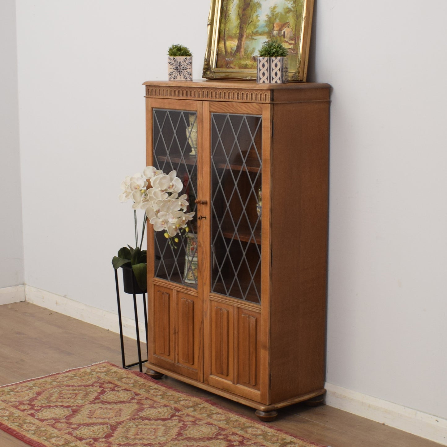 Restored Glazed Bookcase