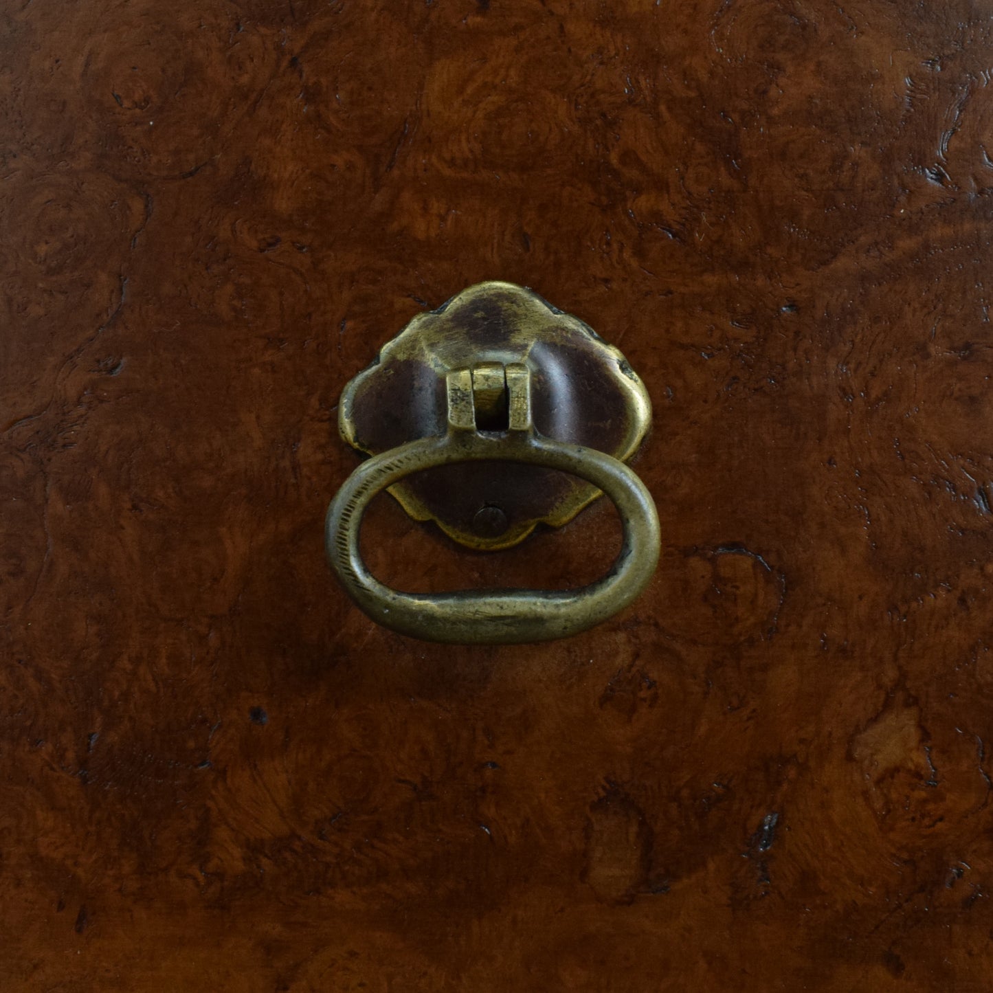 Oak and Walnut Chest of Drawers