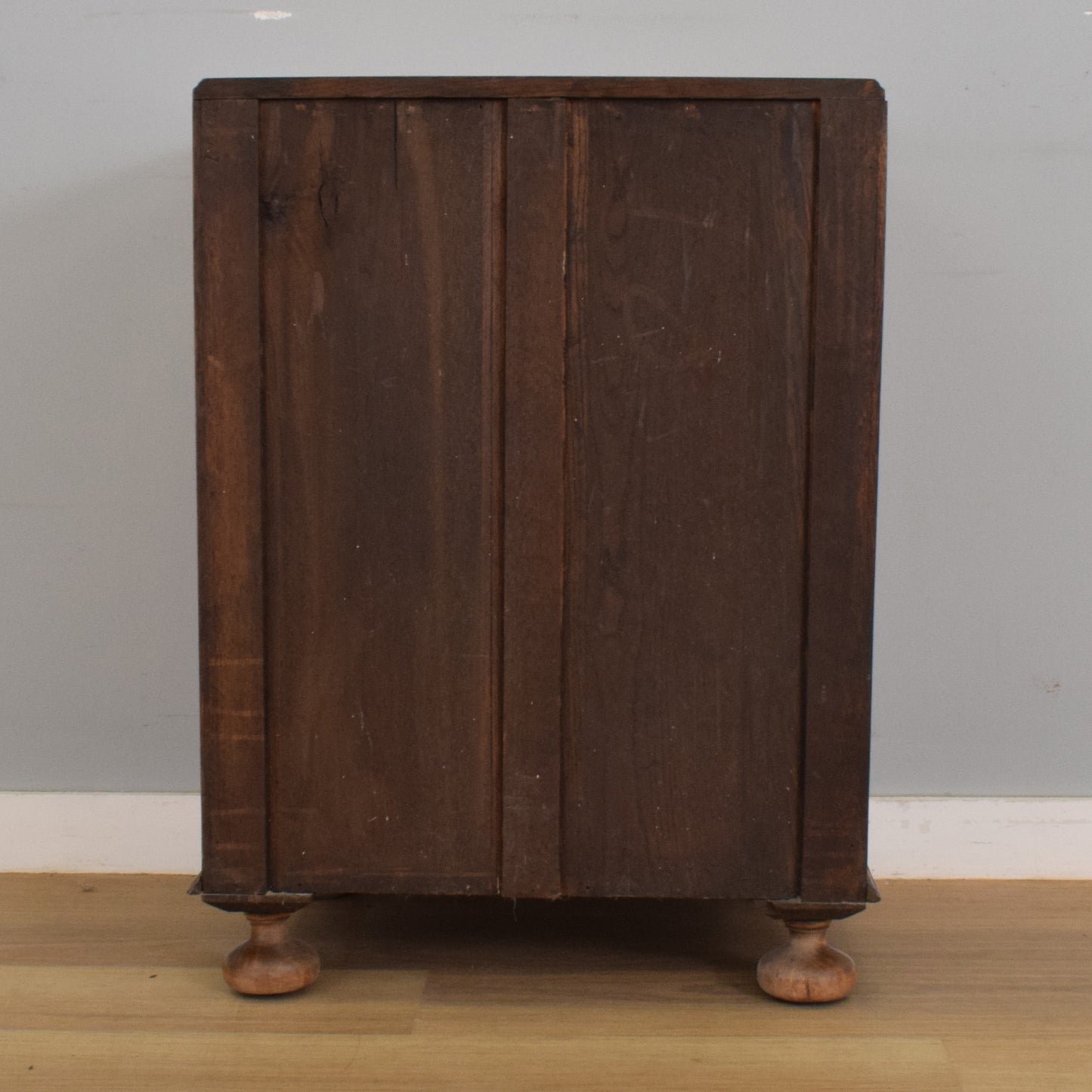 Oak and Walnut Chest of Drawers
