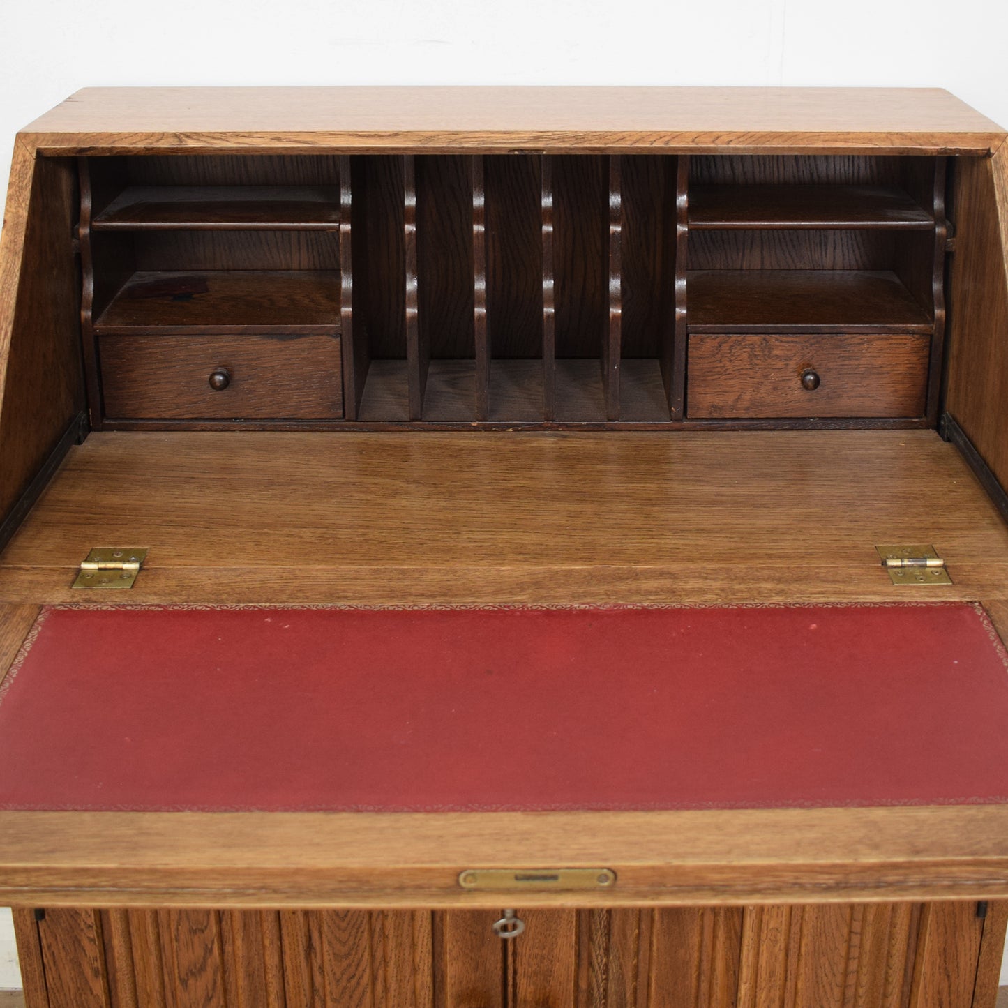 Restored Oak Linenfold Bureau