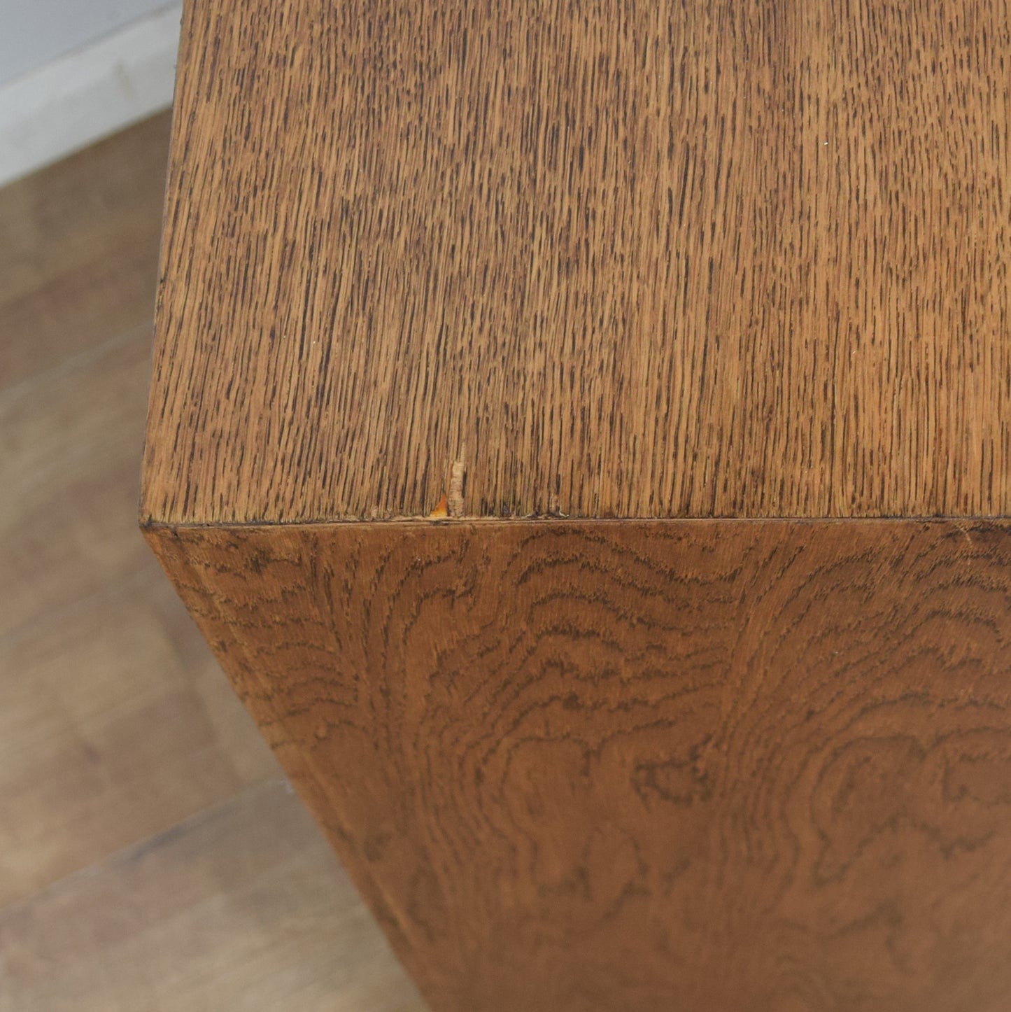 Restored Oak Linenfold Bureau