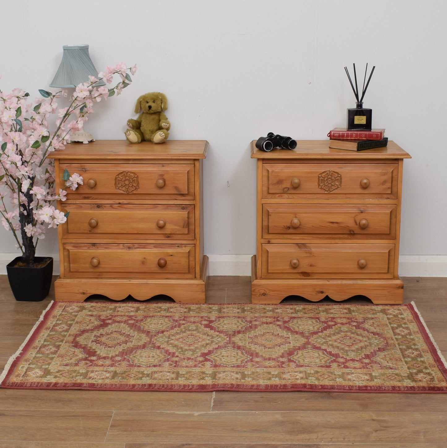 Pair of Pine Chest of Drawers