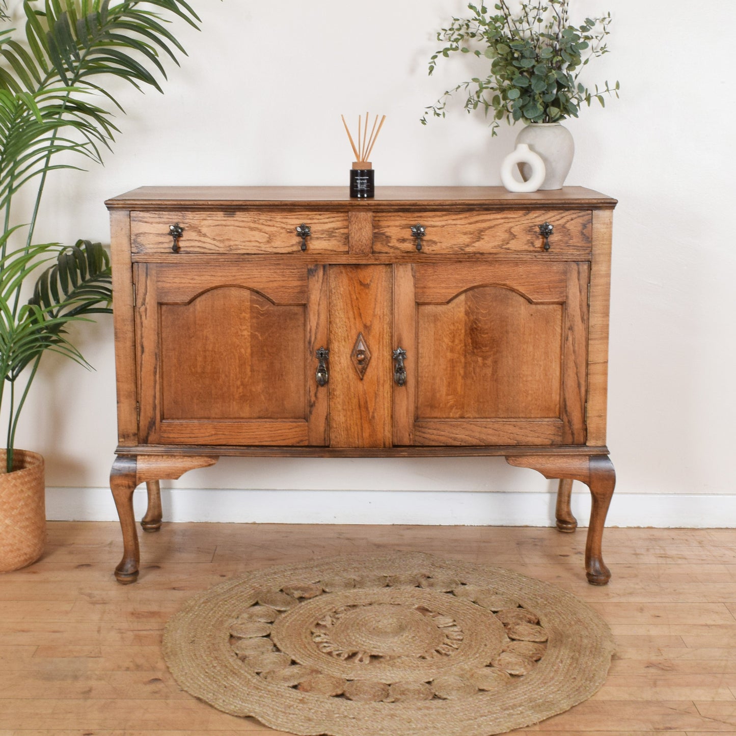 Restored Oak Sideboard