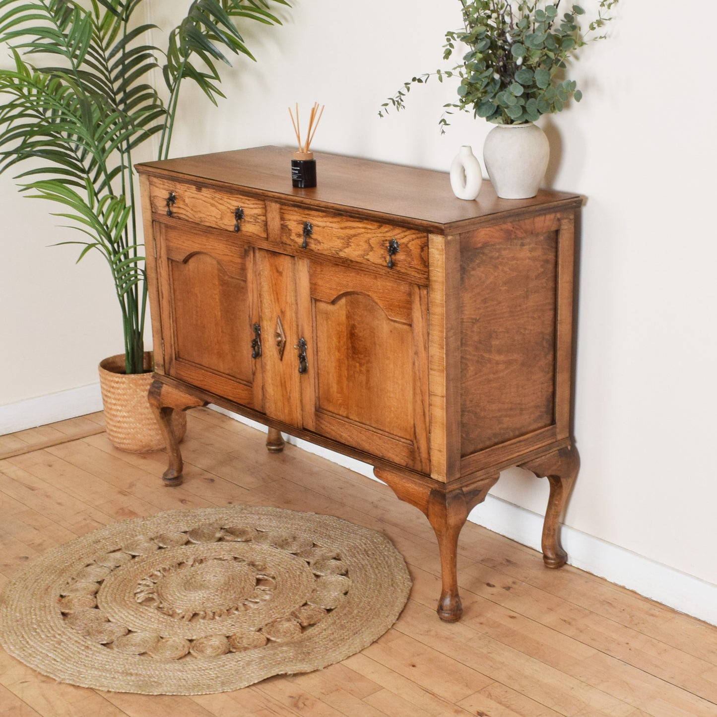 Restored Oak Sideboard