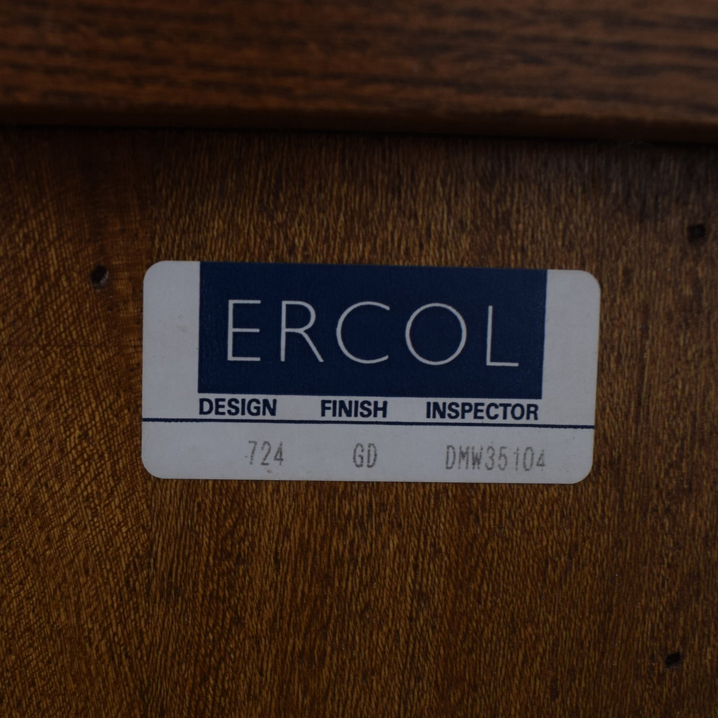 Restored Ercol Glazed Bookcase