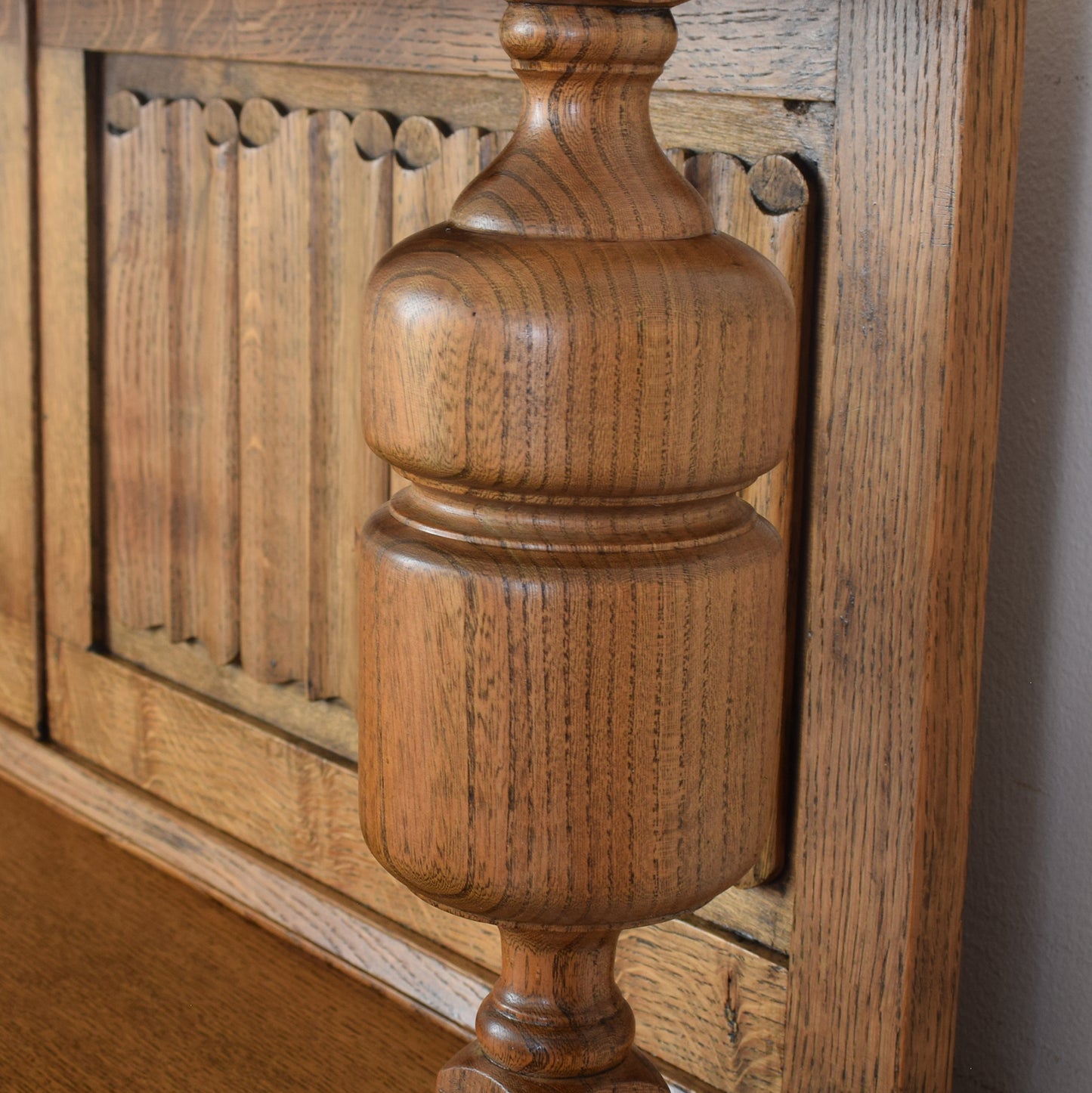 Carved Oak Sideboard