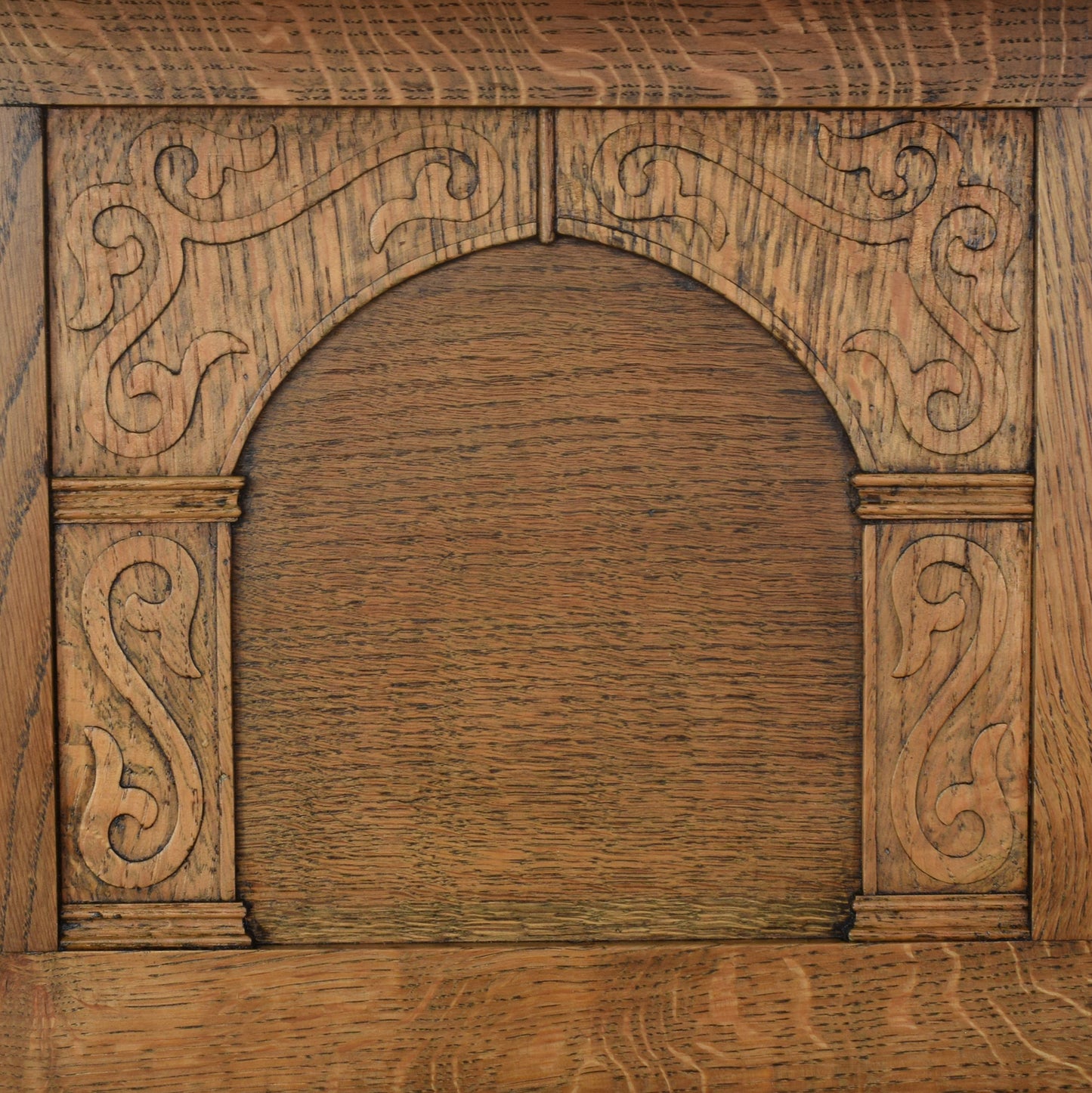 Carved Oak Sideboard