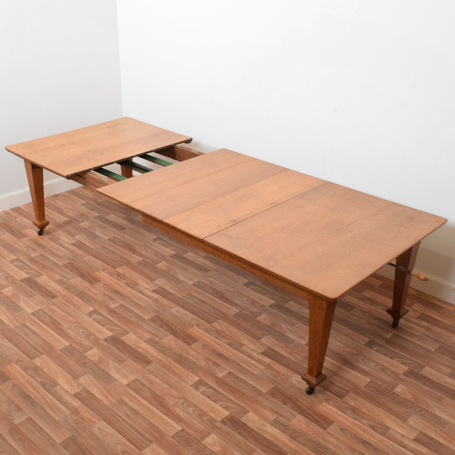 Extending Oak Table and Ten