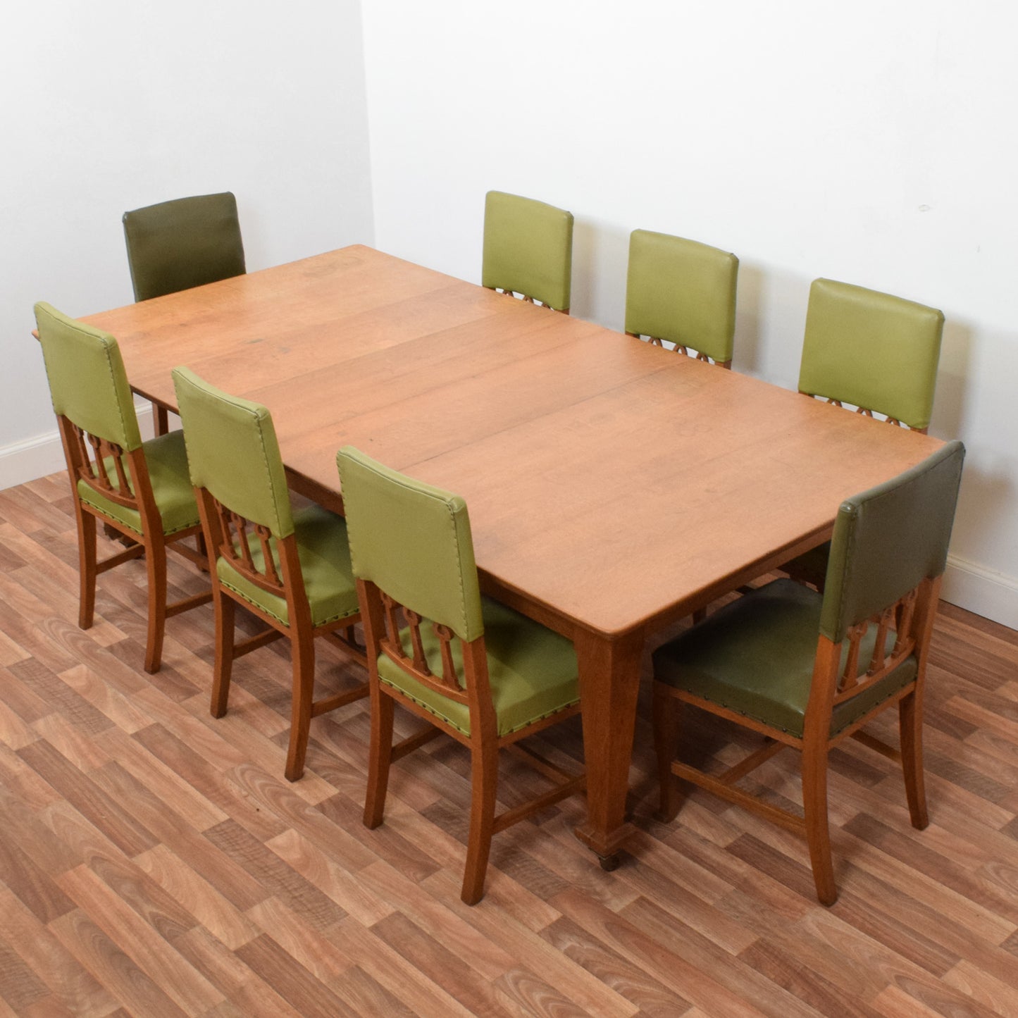 Extending Oak Table and Ten
