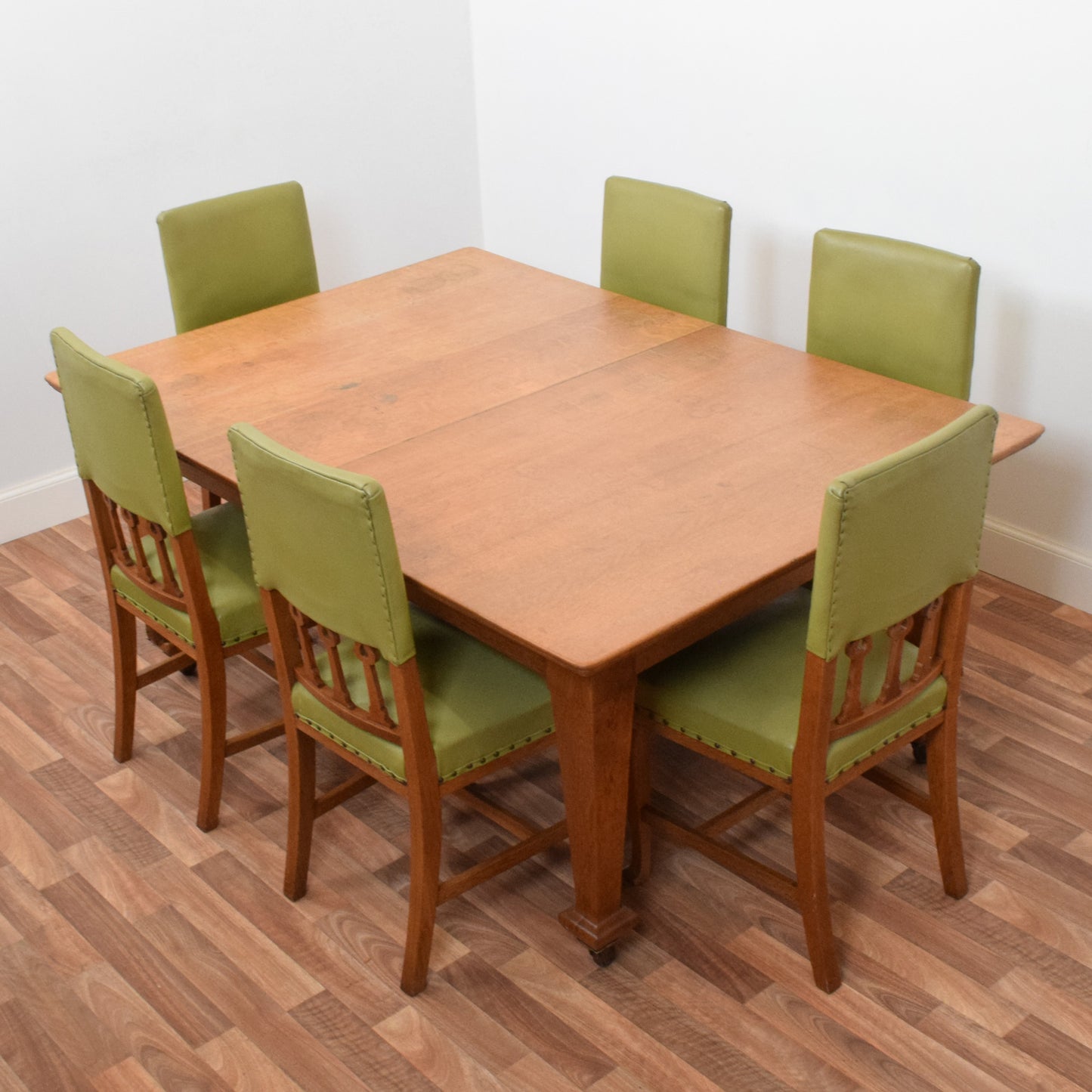 Extending Oak Table and Ten
