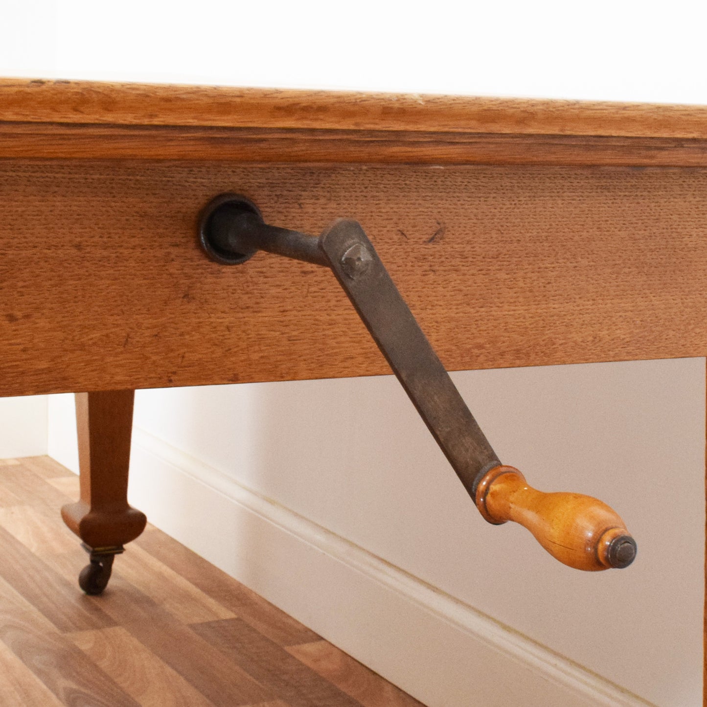 Extending Oak Table and Ten