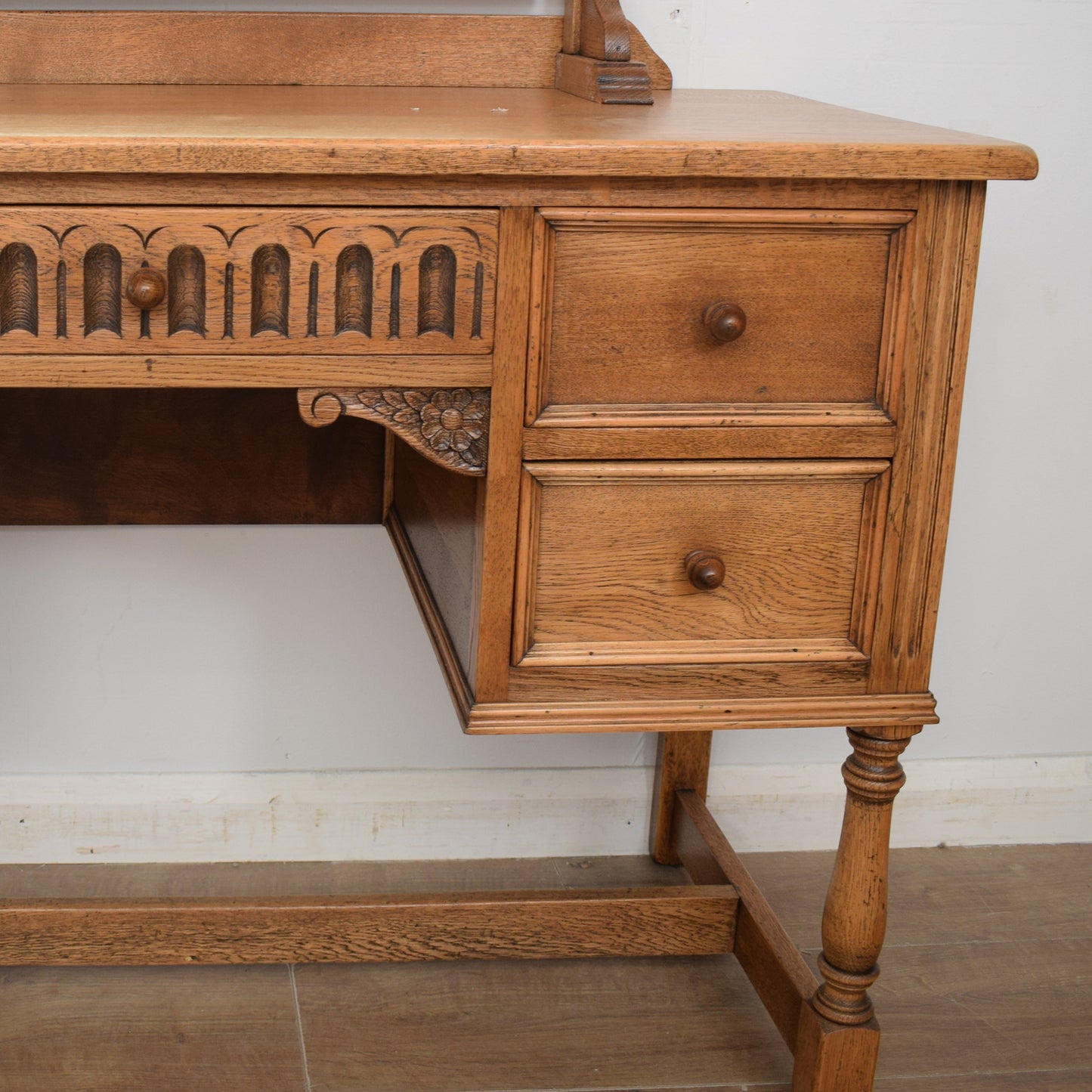 Restored Oak Dressing Table