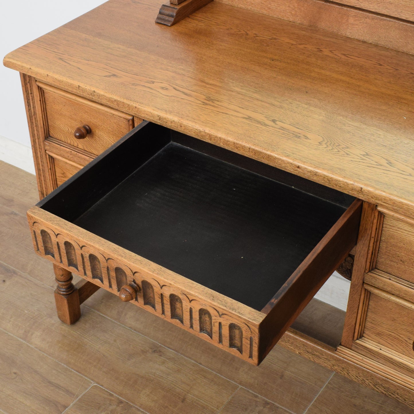 Restored Oak Dressing Table