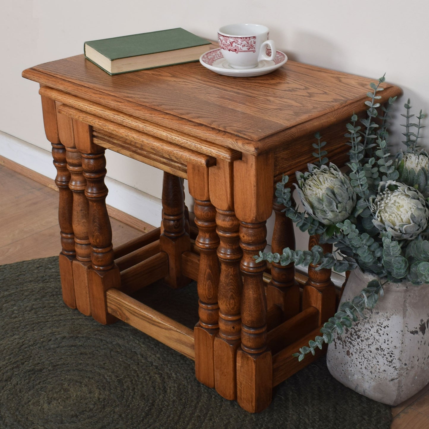 Bevan Funnell Nest of Three Tables