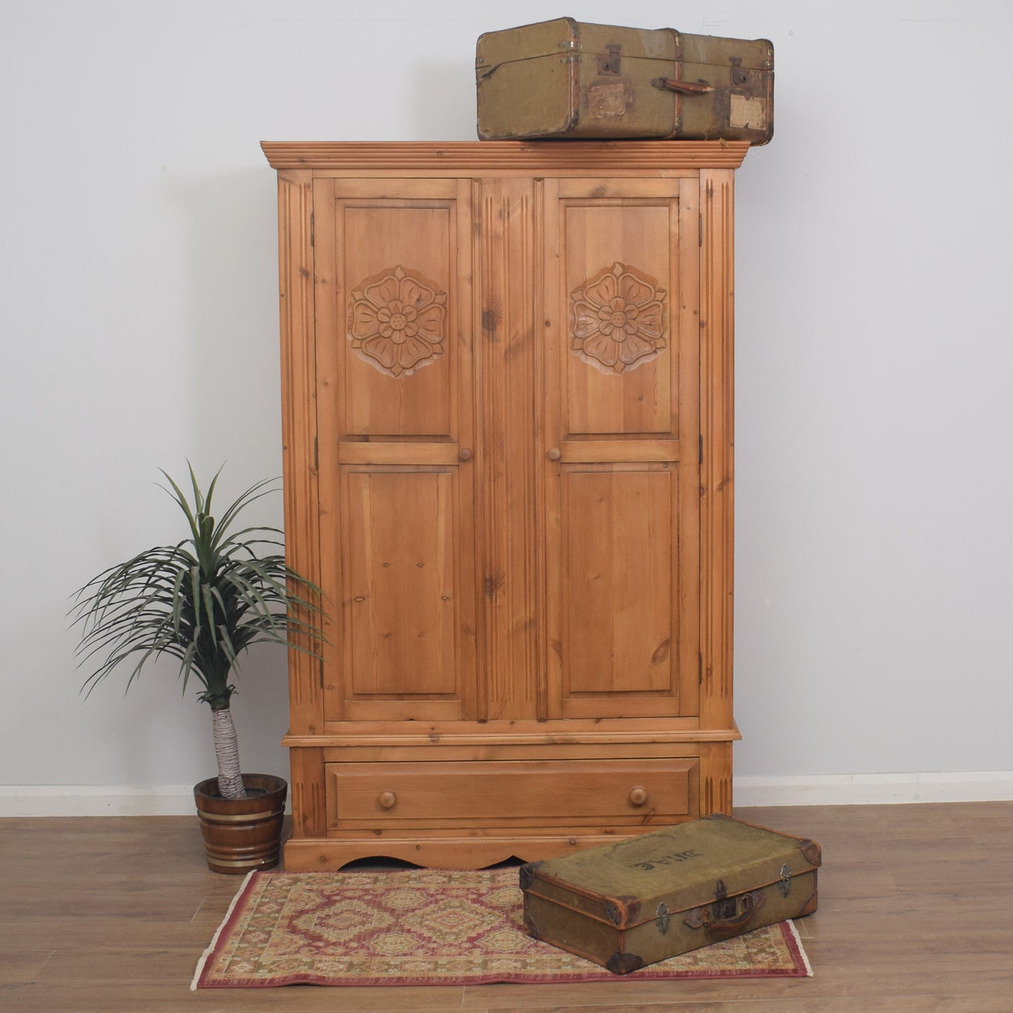 Restored Pine Wardrobe