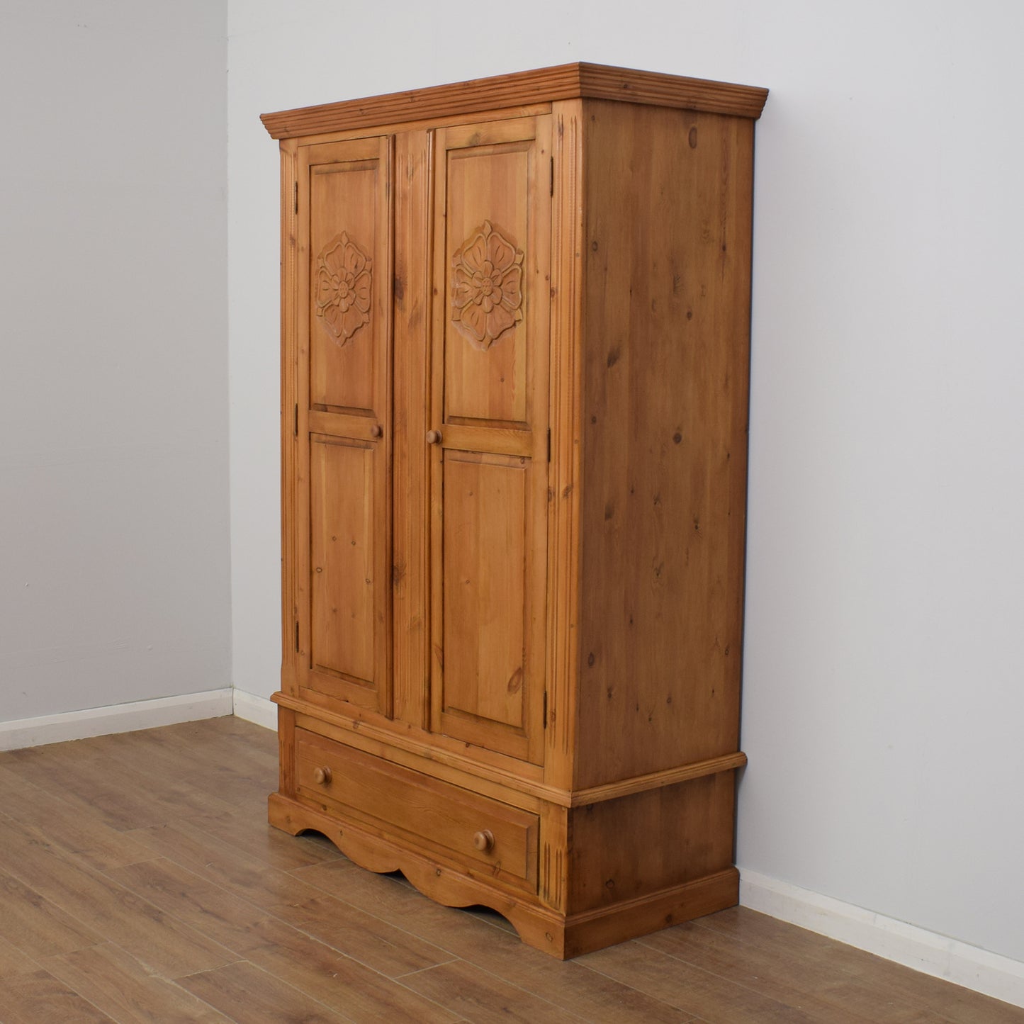 Restored Pine Wardrobe