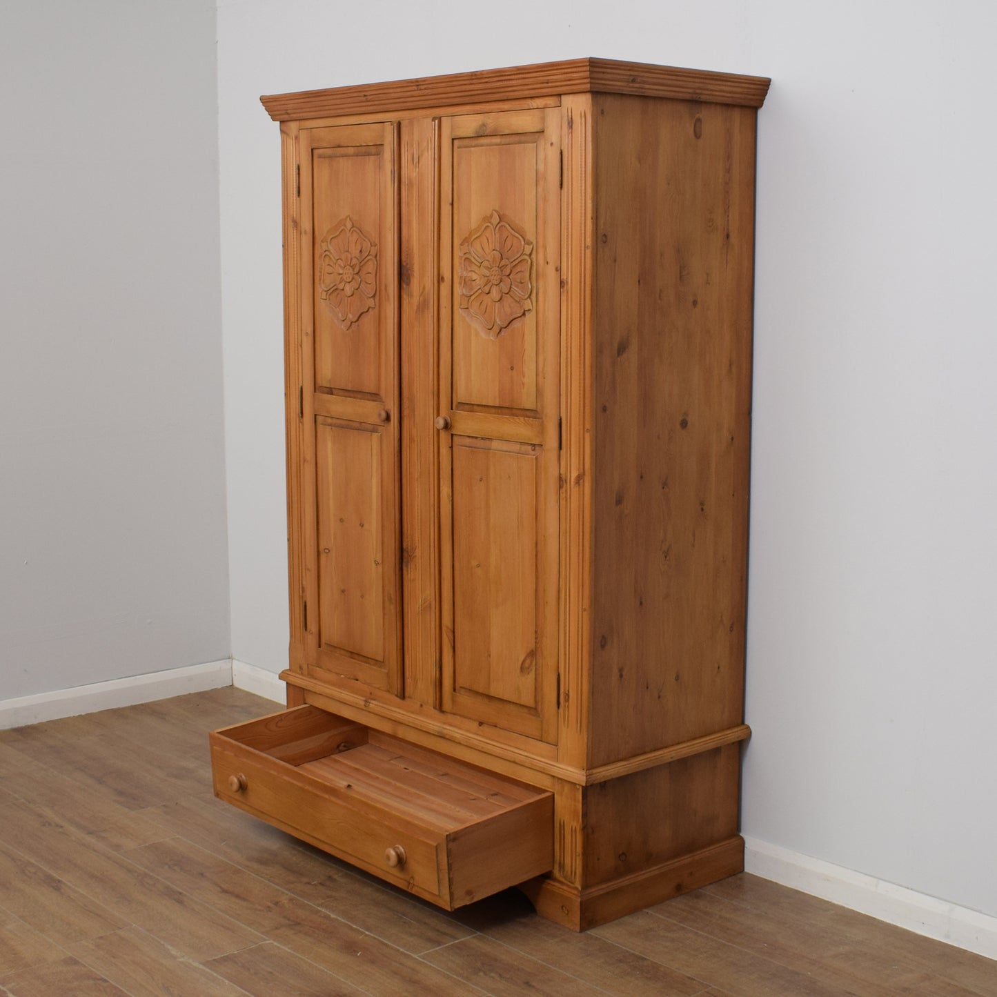 Restored Pine Wardrobe