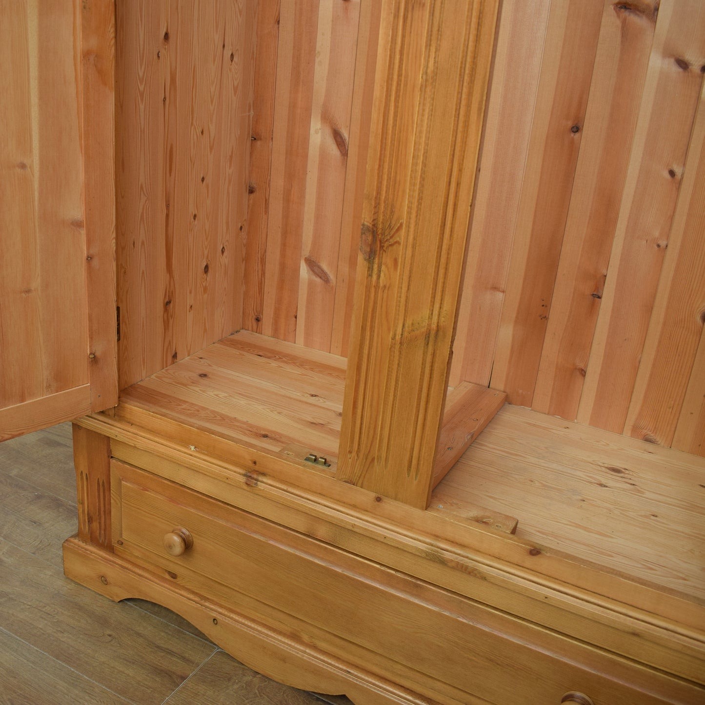 Restored Pine Wardrobe