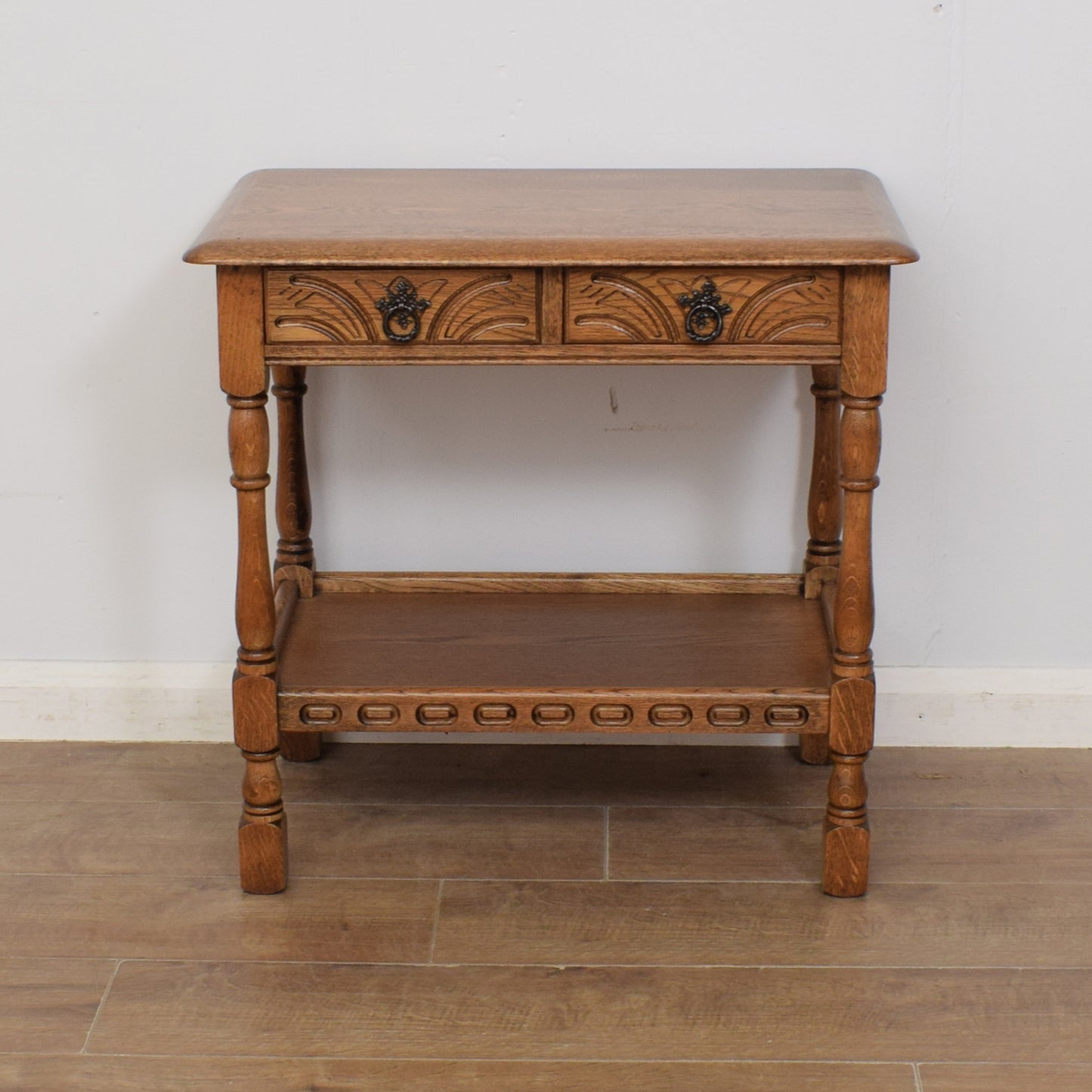 Restored Oak Hall Table
