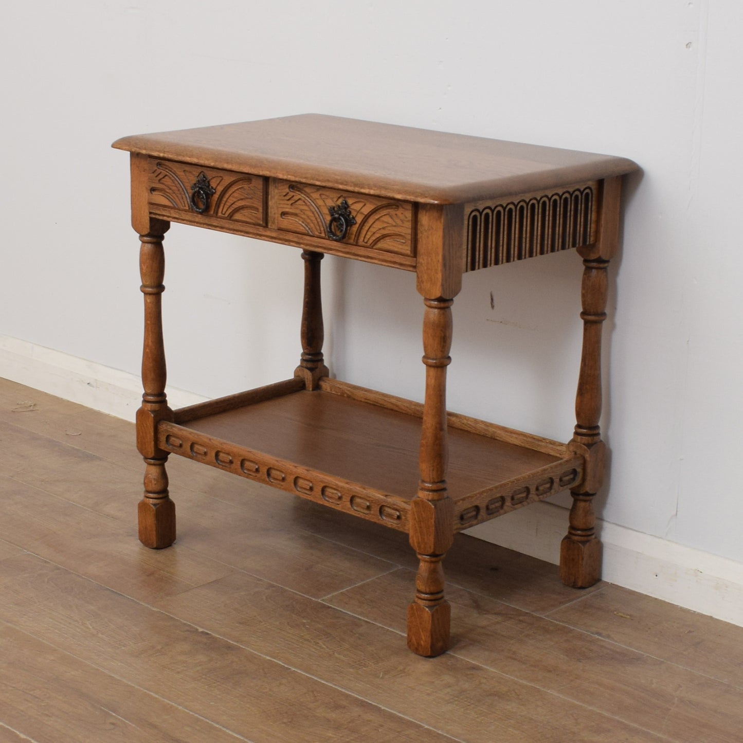 Restored Oak Hall Table