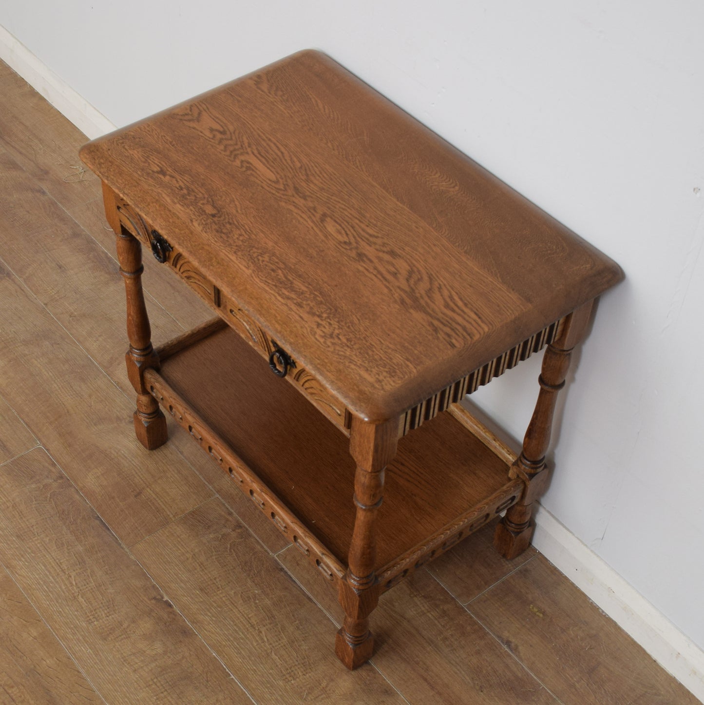 Restored Oak Hall Table